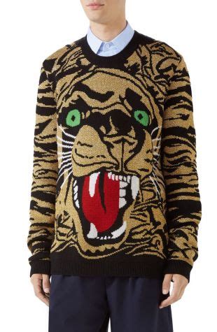 gucci sweater tiger fake|gucci tiger hoodie.